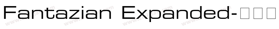 Fantazian Expanded字体转换